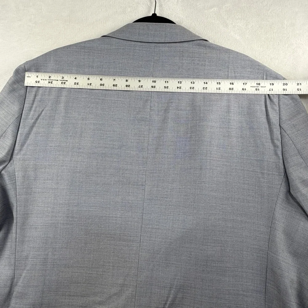 Bonobos Hopsack Blazer Sport Coat 50S Light Blue Lightweight Wool Stretch